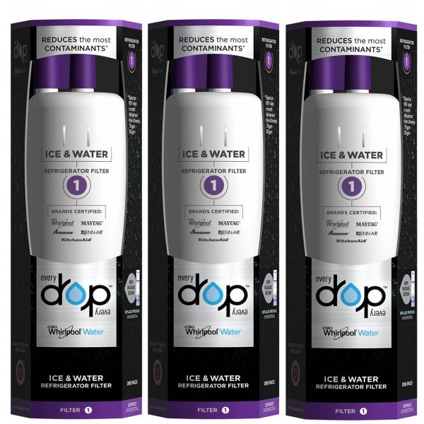 EDR1RXD1 Water Filter 1 W10295370A Refrigerator Filter(3 Pack)