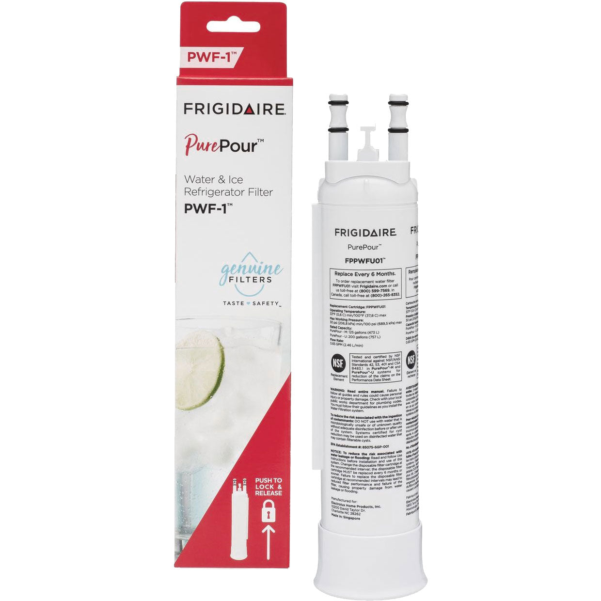 GRFS2853AD, GRFS2853AF, GRSS2652AF Water Filter